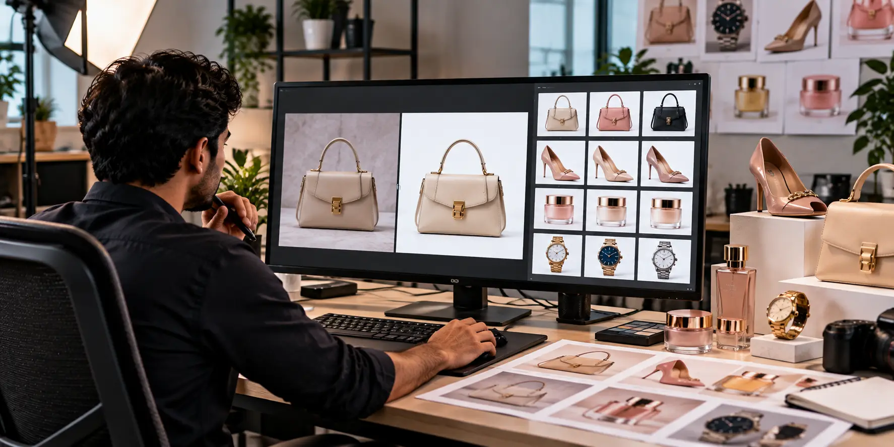 Ecommerce product photo editing quality control and retouching