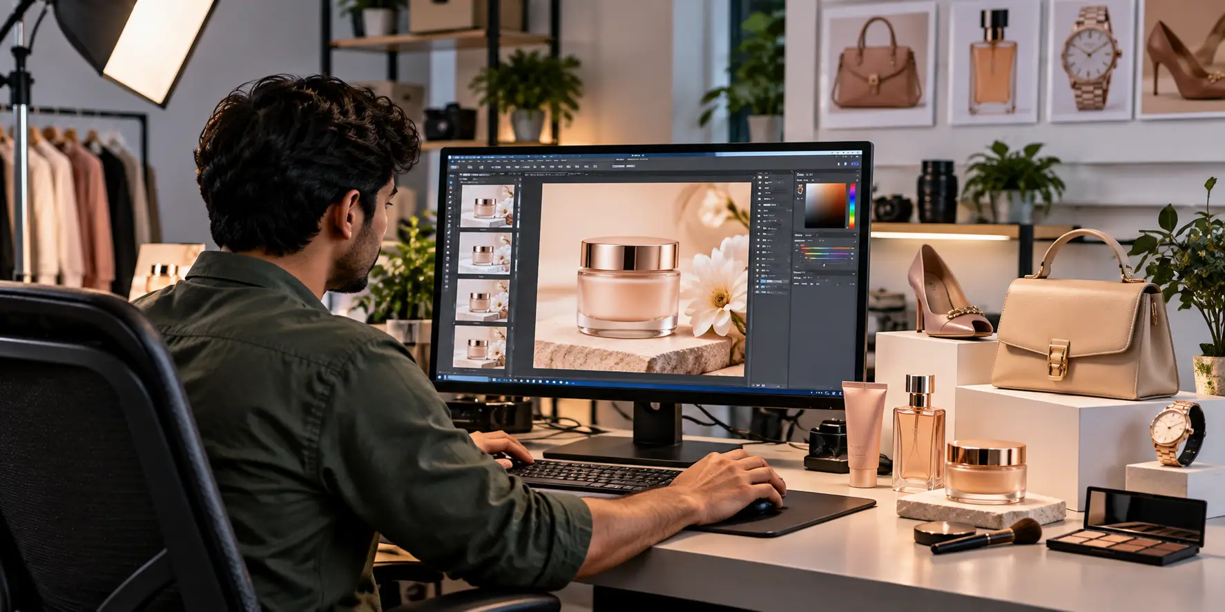 In-house product photo editing for small ecommerce catalogs