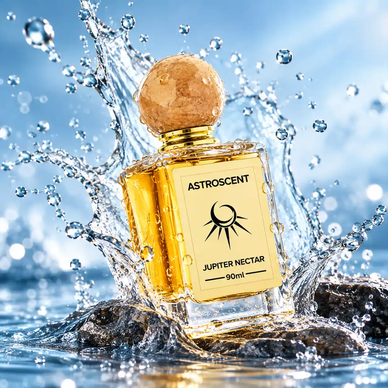 professional perfume photoshoot