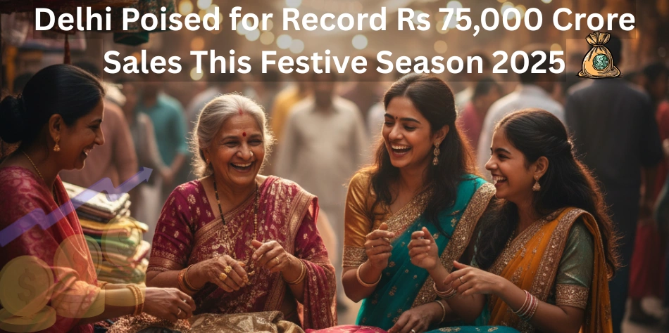 Delhi Poised for Record Rs 75,000 Crore Sales This Festive Season 2025