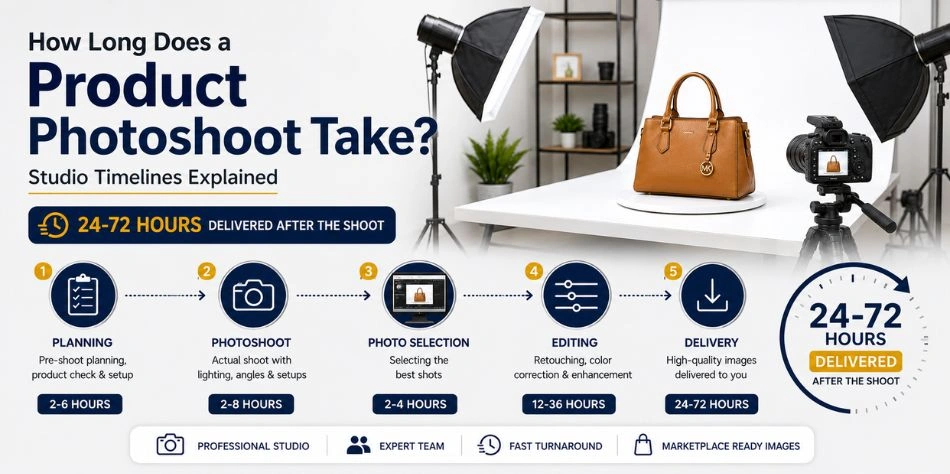 How Long Does a Product Photoshoot Take? Studio Timelines Explained
