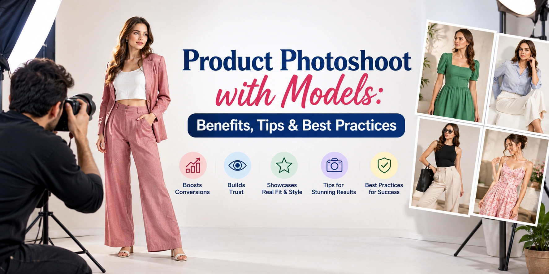 Product Photoshoot with Models: Benefits, Tips & Best Practices