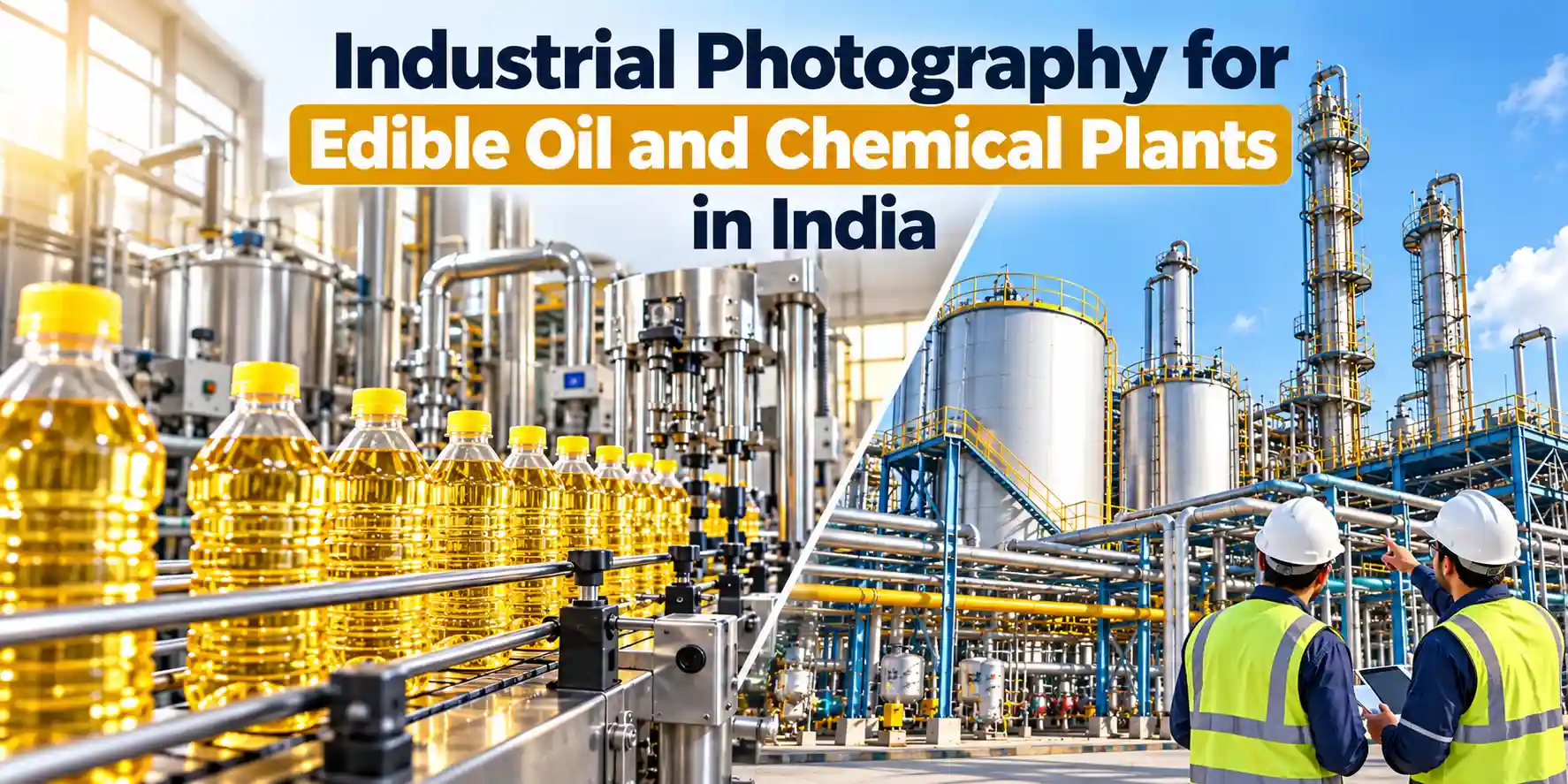 Industrial Photography for Edible Oil and Chemical Plants in India