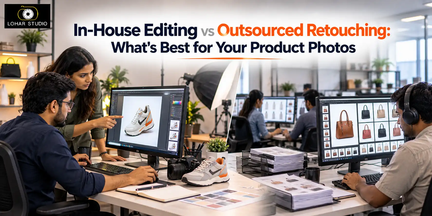 In-House Editing vs Outsourced Retouching: What's Best for Your Product Photos