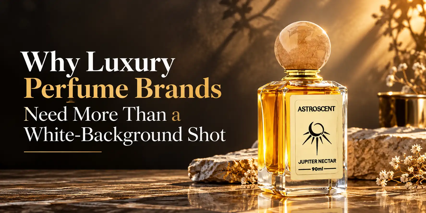 Why Luxury Perfume Brands Need More Than a White-Background Shot