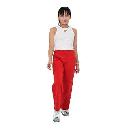  Kids Clothing Photography in Delhi for Girl Slim Fit Jeggings with White Crop Top
