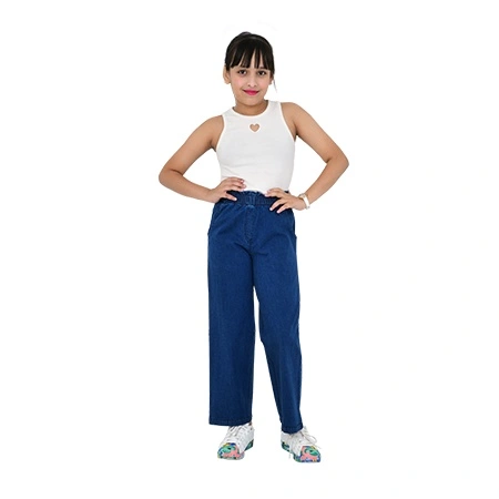  Kids Clothing Photography in Delhi for Jeggings with White Crop Top
