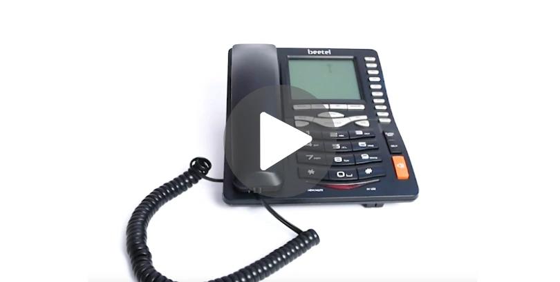 Beetel Corded Electric Landline Phone 360 Degree Video